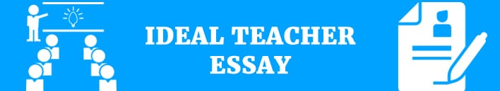 essay on ideal teacher