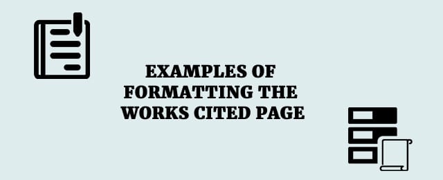 formatting a works cited page formatting a works cited page