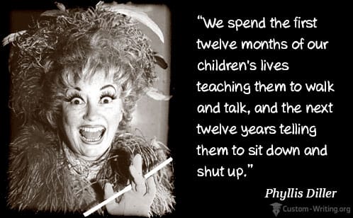 Phyllis Diller quote.