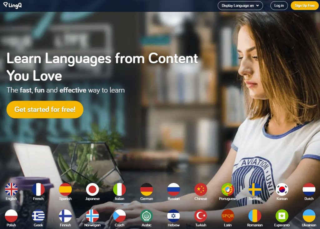 online language learning websites