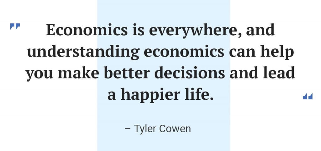 Tyler Cowen quote.