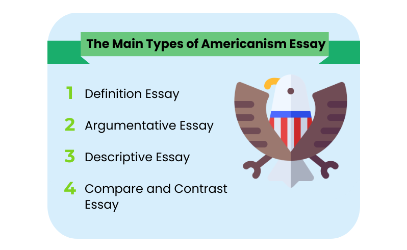 The main types of Americanism essay.