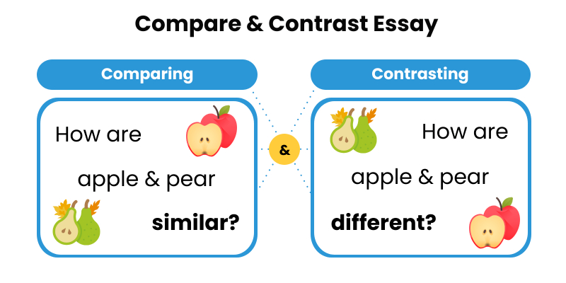 comparison and contrast essay outline examples