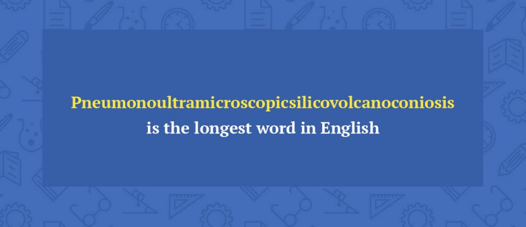 Longest word in English.