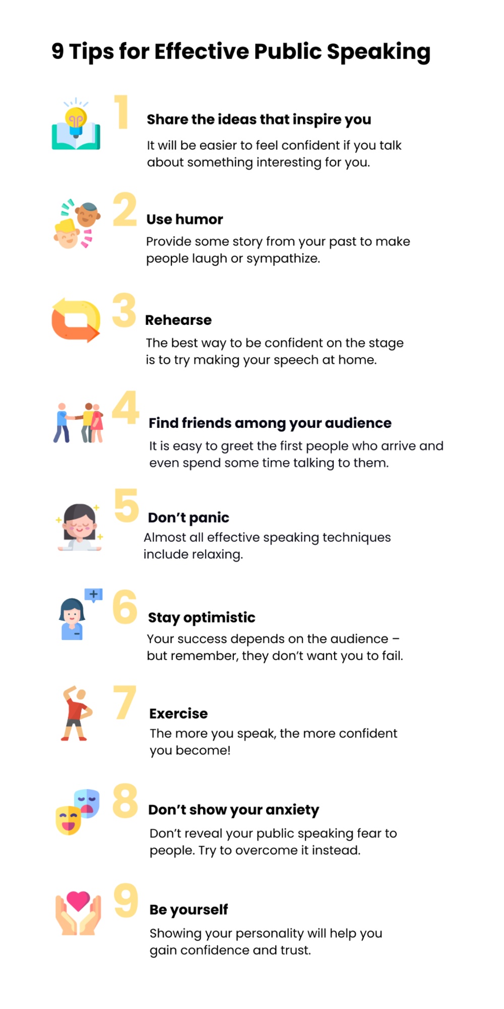 tips for giving a speech