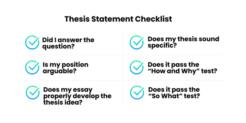 how to write a thesis statement for argumentative essay