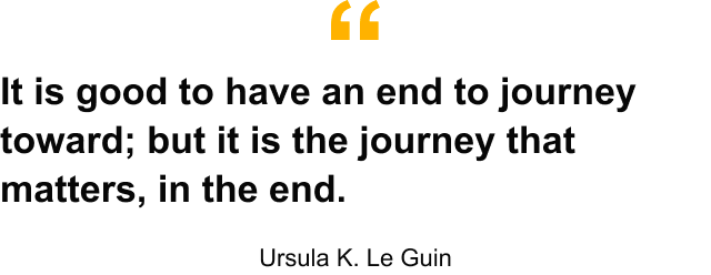 Ursula K. Le Guin quote.