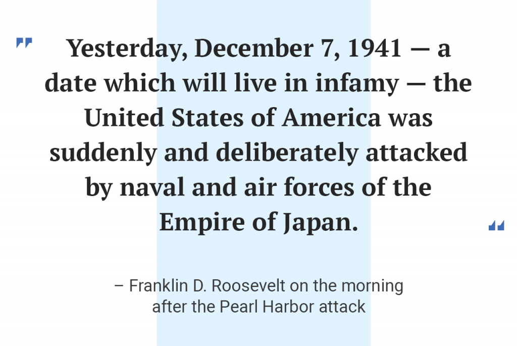 Franklin D Roosevelt quote.