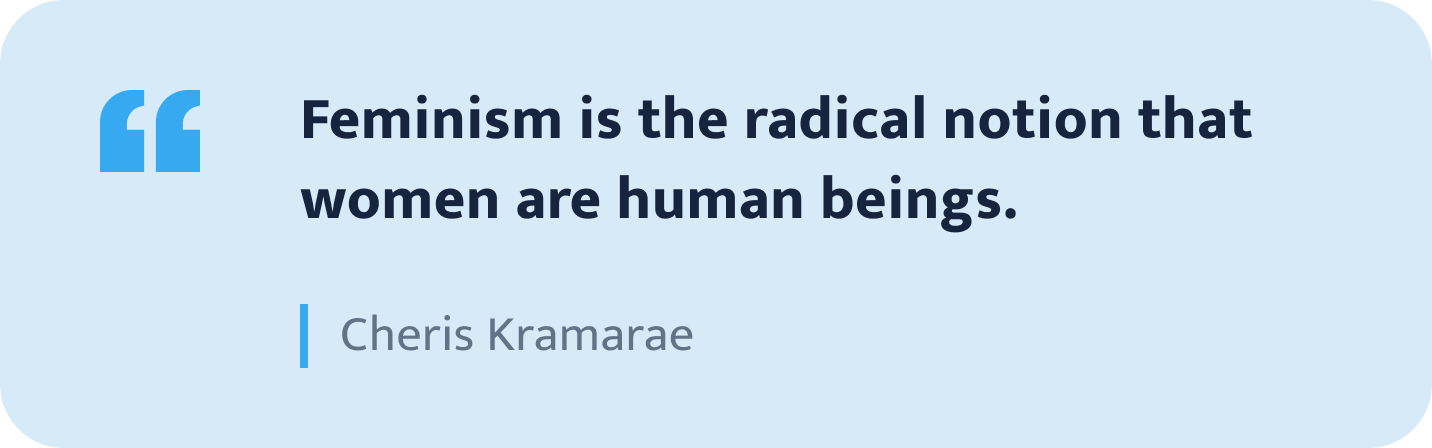 Cheris Kramarae quote.