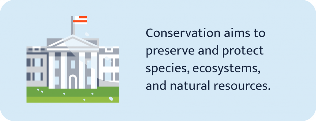 Conservation.