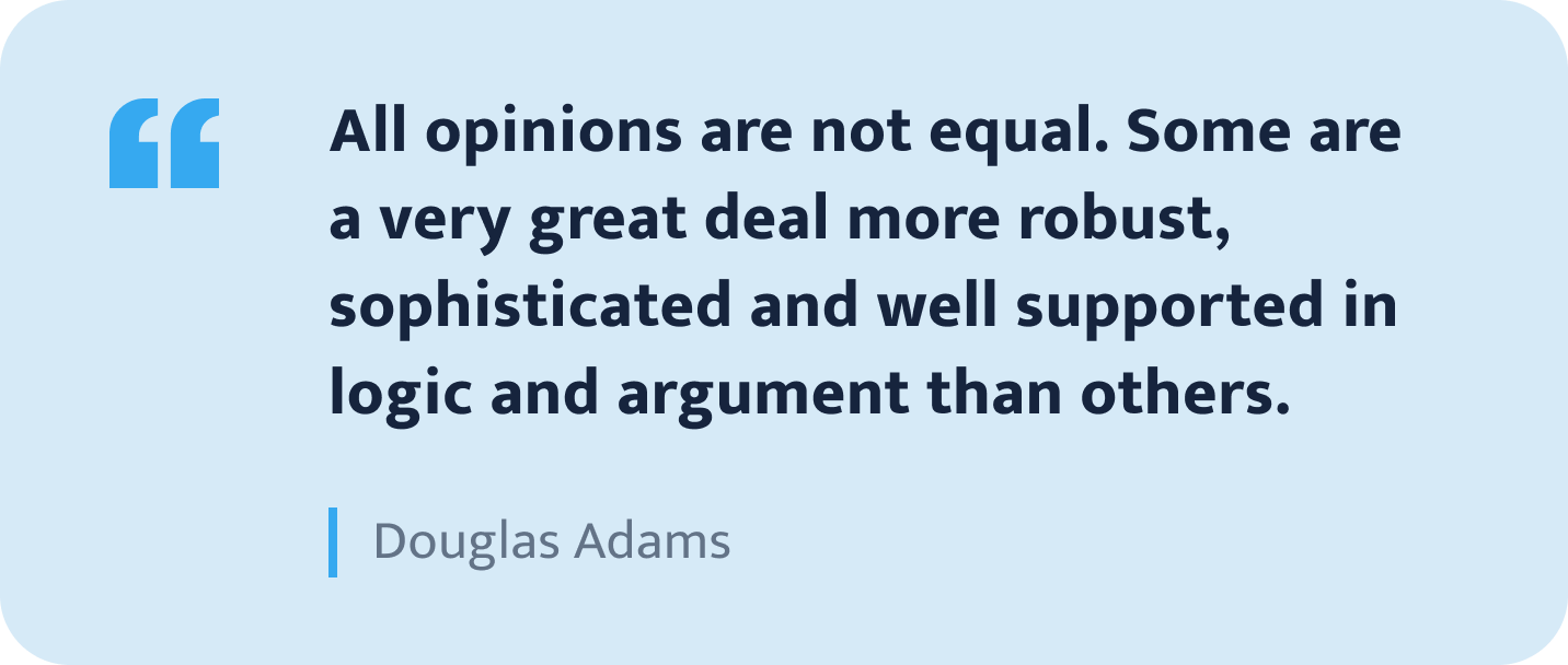 Douglas Adams quote.