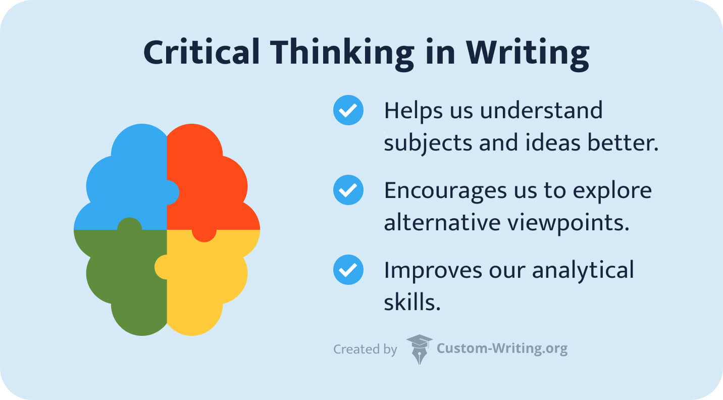 we need to use critical thinking in writing a critique because
