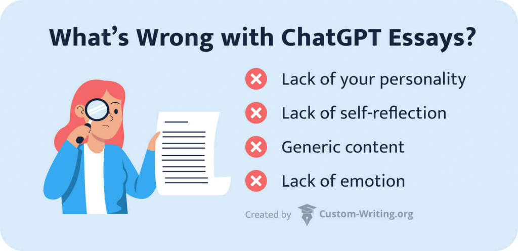 This image shows what's wrong with ChatGPT essays. 