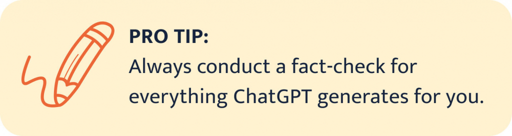 Pro tip for fact-checking ChatGPT content. 