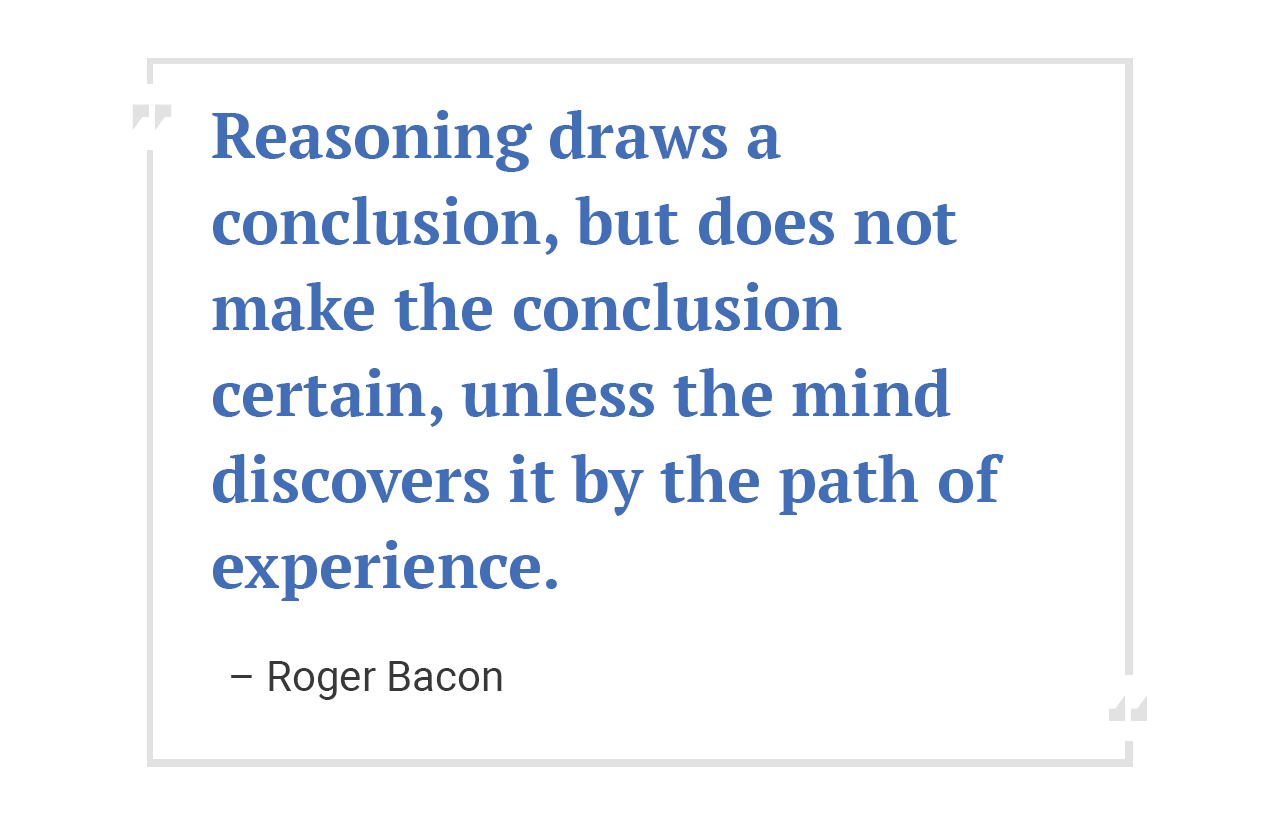 Roger Bacon quote