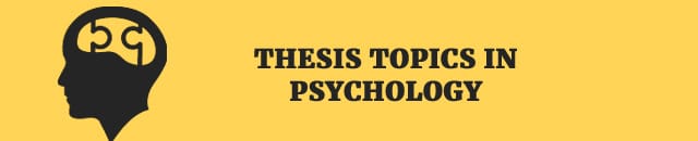 popular dissertation topics in psychology