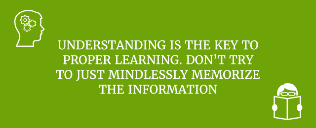 Understand what you’re trying to learn