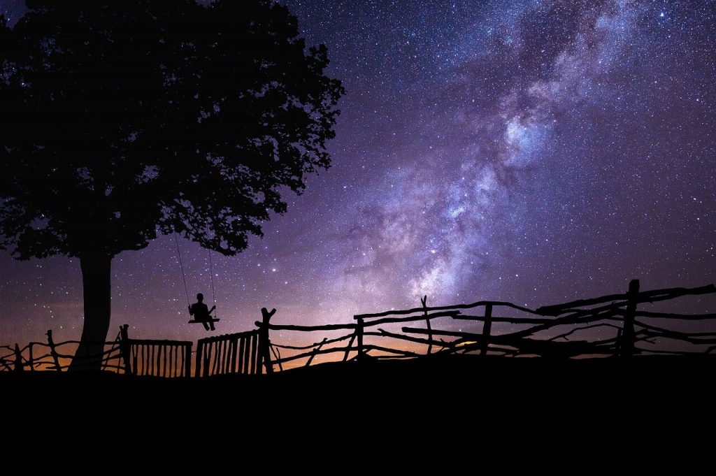Star sky photo